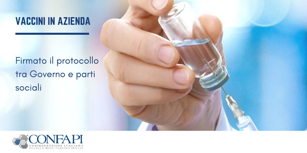 Firmato il Protocollo tra Governo e Parti Sociali