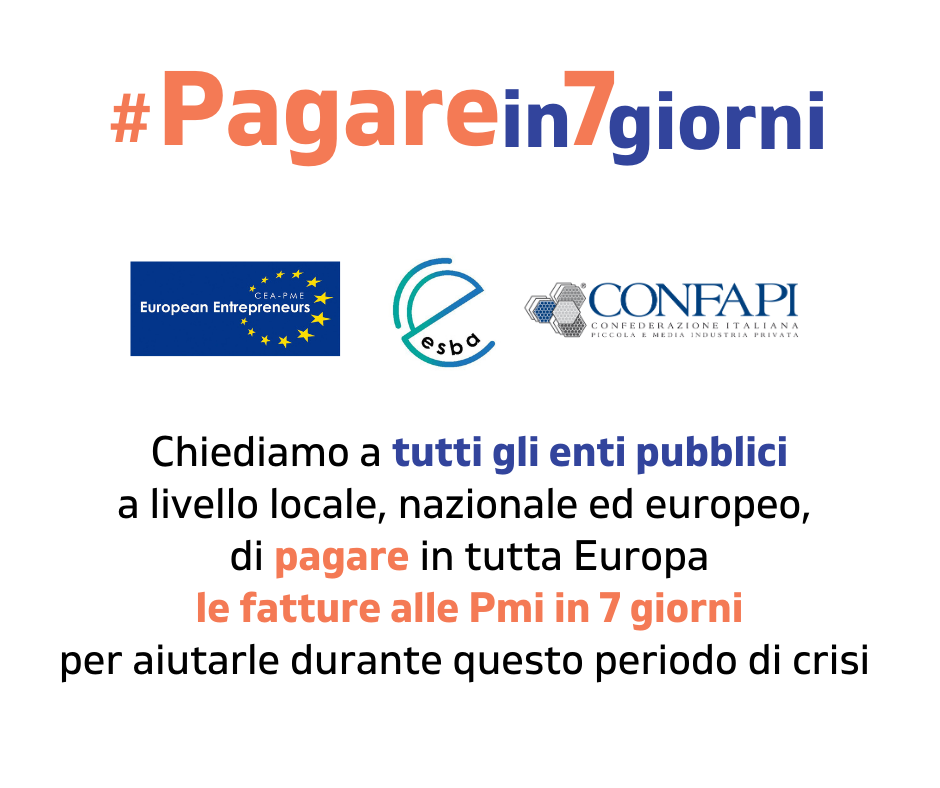 Pay in 7 Days: la nuova campagna di CEA-PME