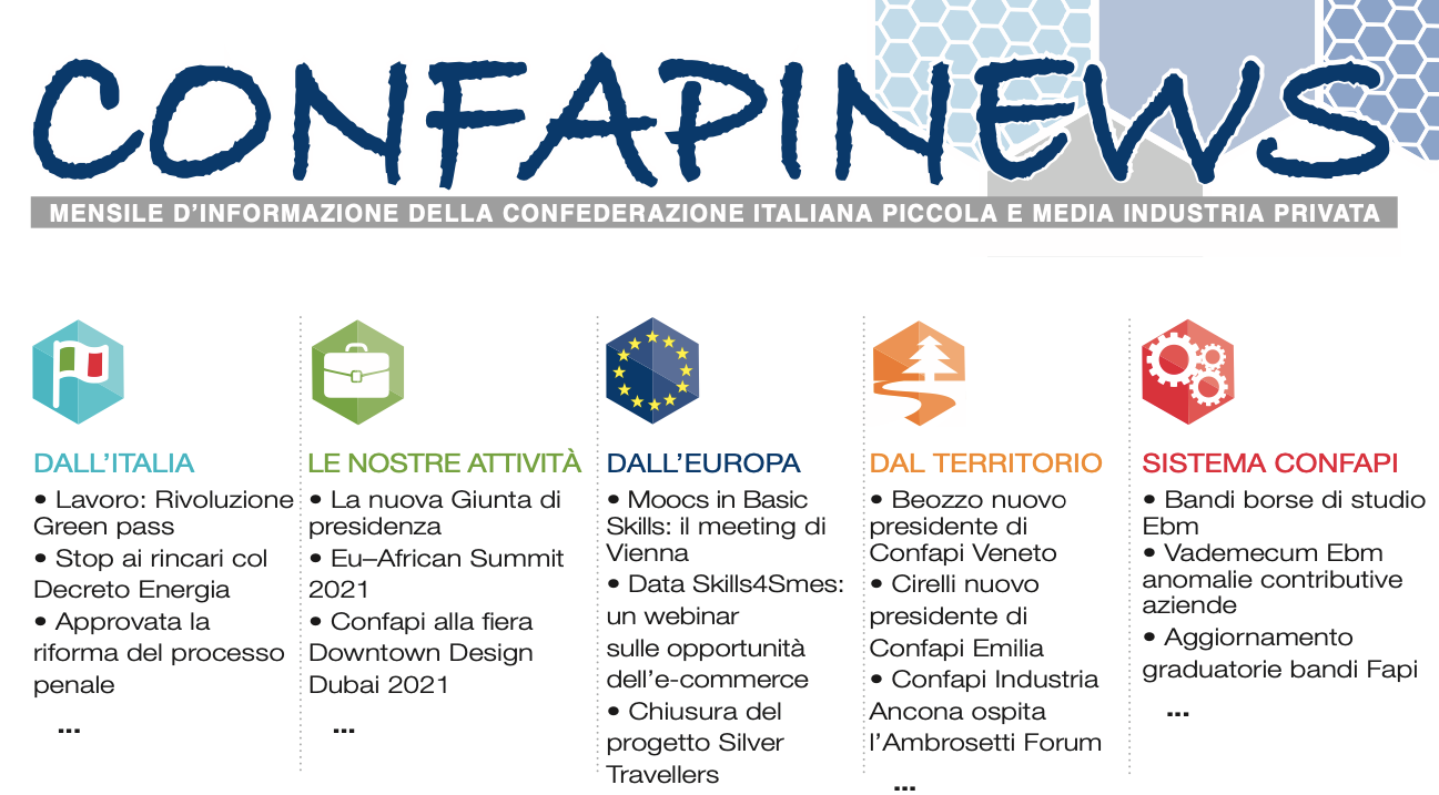 Online il nuovo numero di Confapi News