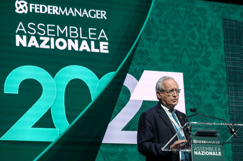 Maurizio Casasco all'assemblea di Federmanager