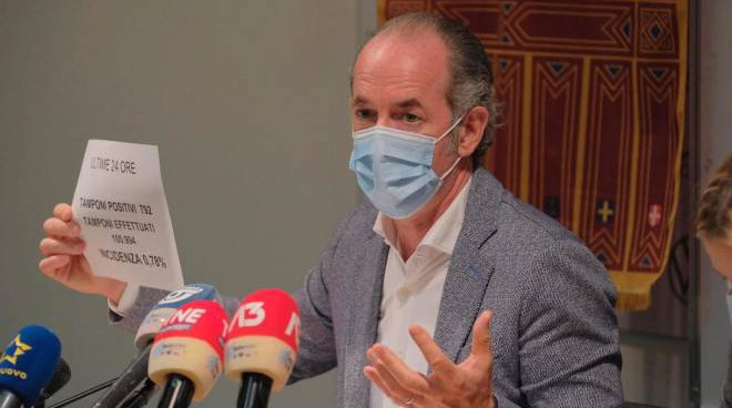 COVID: in Veneto i numeri salgono, si pensa all'arancione