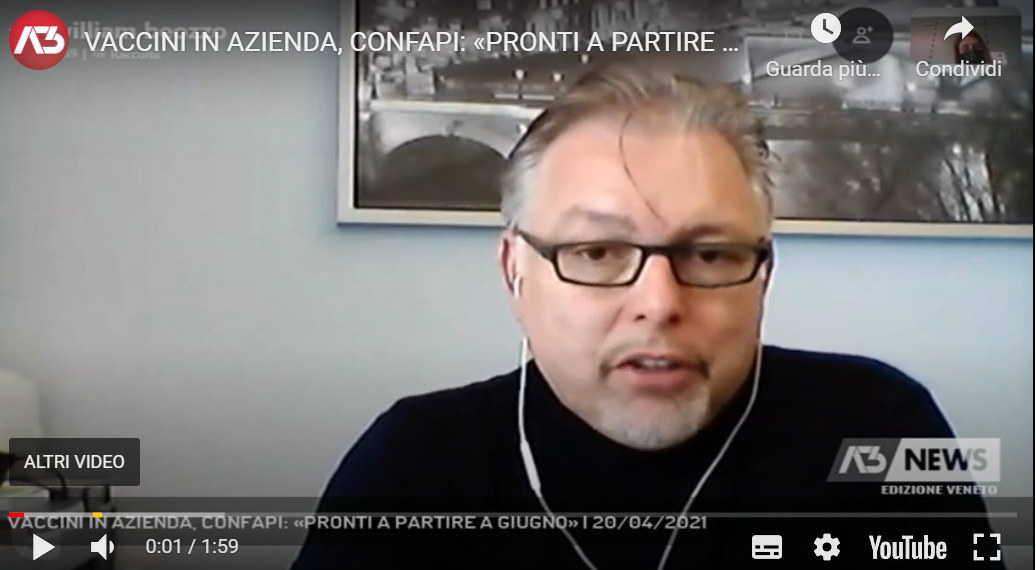 Vaccini in azienda, Confapi: 